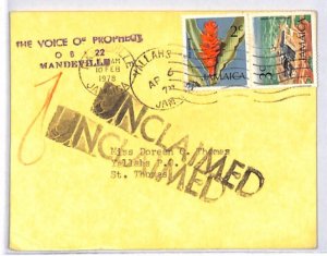 JAMAICA Radio Reply Card *VALLAHS PO* 1978 CDS Explanatory UNCLAIMED{2} YO430