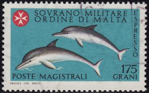 Order of Malta - 1980 - Scott #--- used - Dolphins