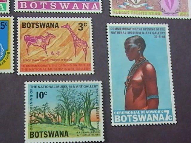 BOTSWANA # 33-46-MINT/NEVER HINGED---4 COMPLETE SETS-----1967-68