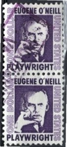 USA; 1967: Sc. # 1294:  Used Single Se-Tenant Stamps