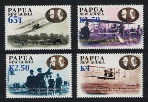 Papua NG Centenary of Powered Flight 4v Def 2003 MNH SG#983-986