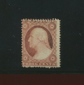 25 Washington Unused Stamp with PF Cert (Stock 25 A1)