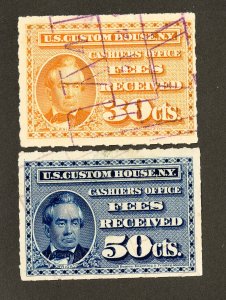 US Stamps # RL2+4 Used VF Revenue