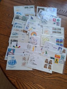 United Nations First Day Cover Collection   60 Covers   Unadressed & Cacheted