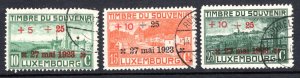 Luxembourg #B4-B6  Used   F/VF  CV $38.00   ...   3600511