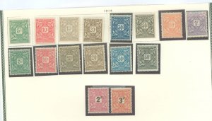 Mauritania #J9-J18  Single (Complete Set)