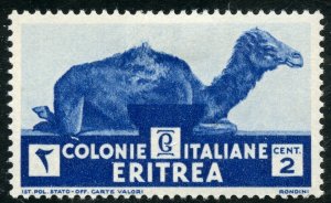 Eritrea Scott 158 Unused HOG - 1934 2c Camel - SCV $2.40