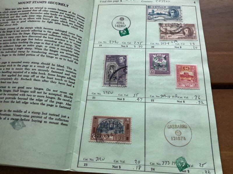 ICOLLECTZONE BOX LOTS & COLLECTIONS- Asia APS  Sales  Book 1991 CV  (A000-10)