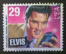 United States, Scott #2721, used(o), 1993, Elvis, 29¢, multicolored