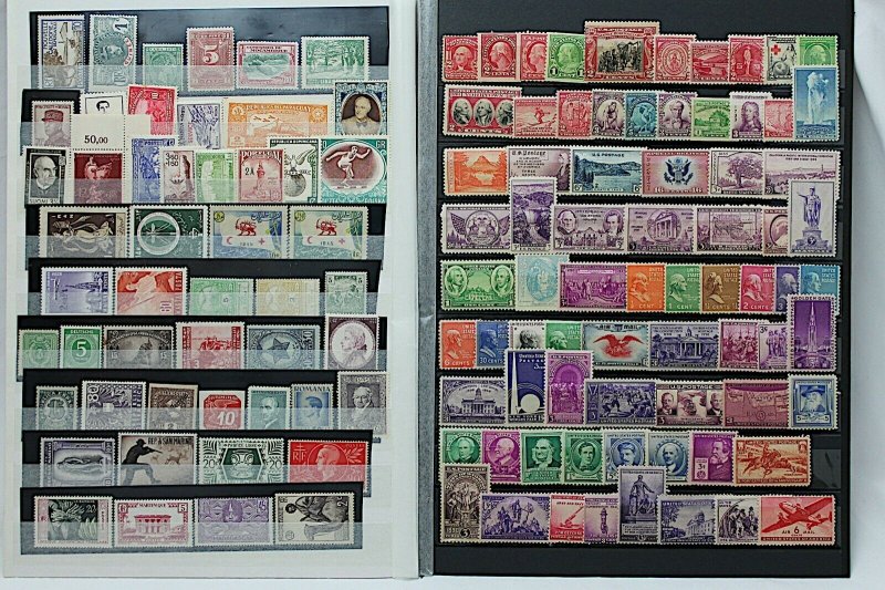 RESERVED Worldwide collection Europe Asia Latin America sets, single Mint Stamps