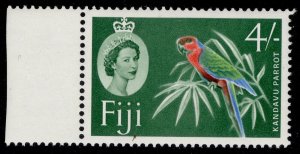 FIJI QEII SG321, 4s red, yellow-green, blue & green, NH MINT.