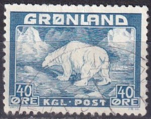 Greenland #8  F-VF Used CV $8.50  (Z6622)