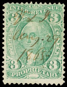 U.S. REV. FIRST ISSUE R18c  Used (ID # 118550)