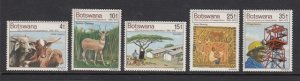 Botswana 169-73 Independence mnh