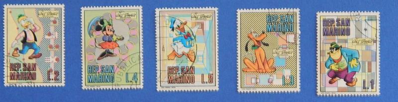 San Marino, Cartoons Walt Disney, 1970, (49-T)