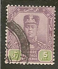 Malaya-Johore    Scott  107    Ruler    Used