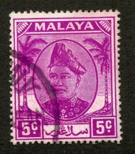 Malaya States- Selangor, Scott #95, Used