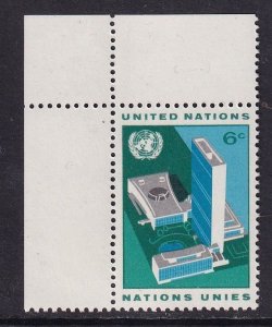 United Nations New York #187  MNH  1968  head quarters