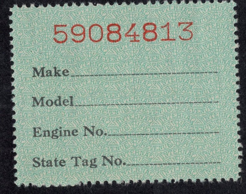 U.S. - RV52 -  Very Fine - Never Hinged