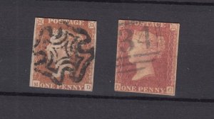 GB QV 1841 1d Red Brown/Lake Imperf VFU BP9363