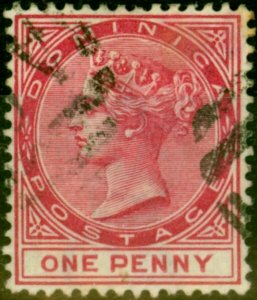 Dominica 1889 1d Deep Carmine SG22a Fine Used