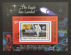 Micronesia 1994 #c49 S/S, 25th Anniversary Moon Landing, MNH.