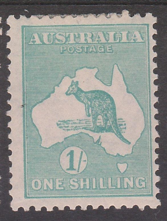 AUSTRALIA 1929 KANGAROO 1/- SMALL MULTI WMK 