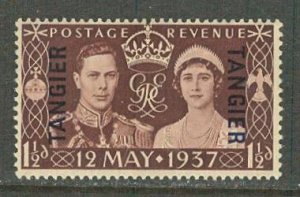 Great Britain-Tangier # 514  Geo VI Coronation (1) Unused VLH