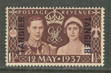 Great Britain-Tangier # 514  Geo VI Coronation (1) Unused VLH