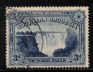 SOUTHERN RHODESIA Scott # 37A Used - Victoria Falls 1