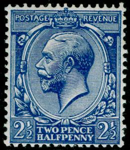 SG422 SPEC N37(1), 2½d blue, LH MINT.