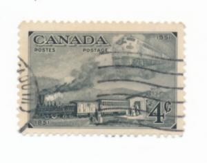 Canada 1951 Scott 311 used - 4c, British North American Postal