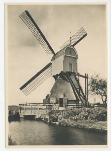 Postal stationery Netherlands 1946 Watermill - Lexmond