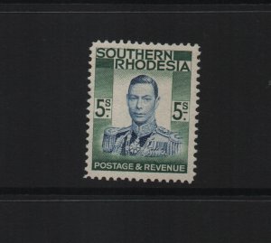 Southern Rhodesia SG52 Five Shillings unmounted mint