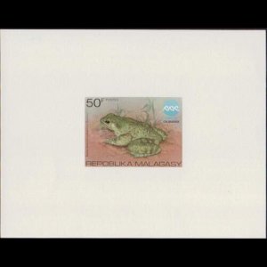 MALAGASY 1975 - Scott# 534A S/S Expo.-Frog NH