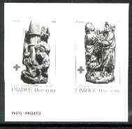 France 1980 Red Cross Fund (Stall Carvings from Cathedral...