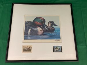 1979 RW46 Federal Duck Stamp Print Green Winged Teal Ken Michaelsen Remarq Ed +