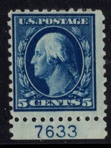 U.S. - 428 - Plate Number Single (7633) -   Fine/Very Fine -  Never  Hinged