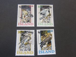 Iceland 1992 Sc 762-65 set MNH