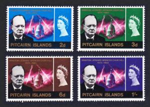 Pitcairn Churchill Commemoration 4v SG#53-56 SC#56-59