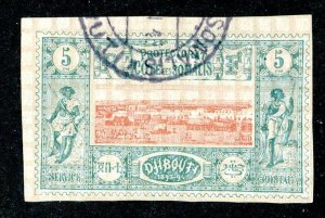 1902 Djibouti Sc #10 used cv.$7.75 ( 1825 WX )