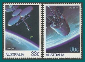 Australia 1986 AUSSAT Satellite, MNH  998-999,SG972-SG973