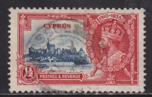 Cyprus 137 King George V Sliver Jubilee Issue 1935