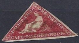 CAPE OF GOOD HOPE  1855      1d Red      Used  **SPACE FILLER**