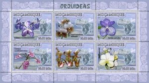 Mozambique 2007 MNH - Orchids. Sc 1782, YT 2462-2467, Mi 2912-2917