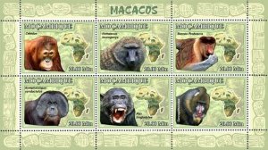 Mozambique 2007 MNH - Apes. Sc 1770, YT 2438-2443, Mi 3056-3061