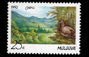 Moldova Scott 25 MNH**  1992 Bird stamp