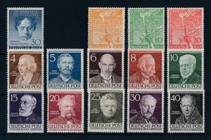 West Germany Berlin 1952 Complete Year Set  MNH