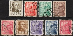 Spain Sc #760-768 Used