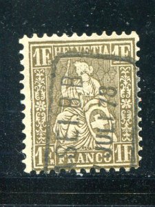 Switzerland  #50  Used  F-VF  - Lakeshore Philatelics